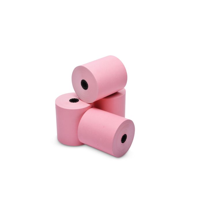 3.125 in x 230 ft Phenol Free Pink Thermal Paper, 50 Per Carton