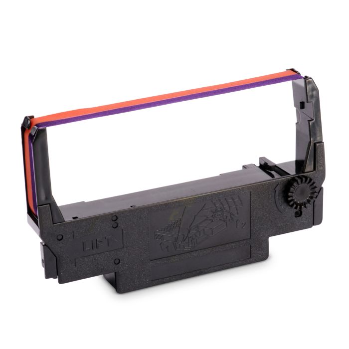 Ink Ribbon for Epson ERC 30, Purple/Red